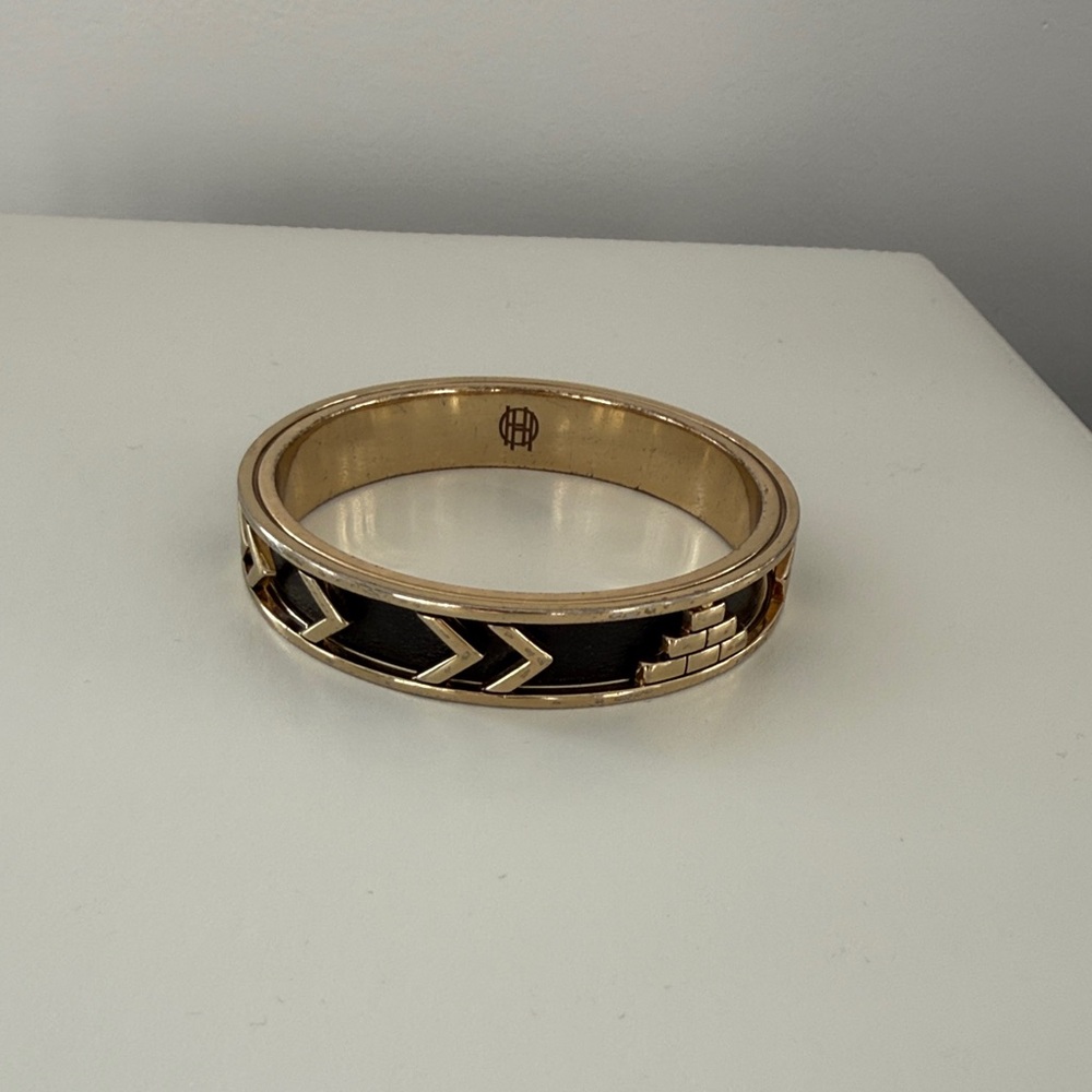 House of Harlow 1960 Black and Gold Bracelet